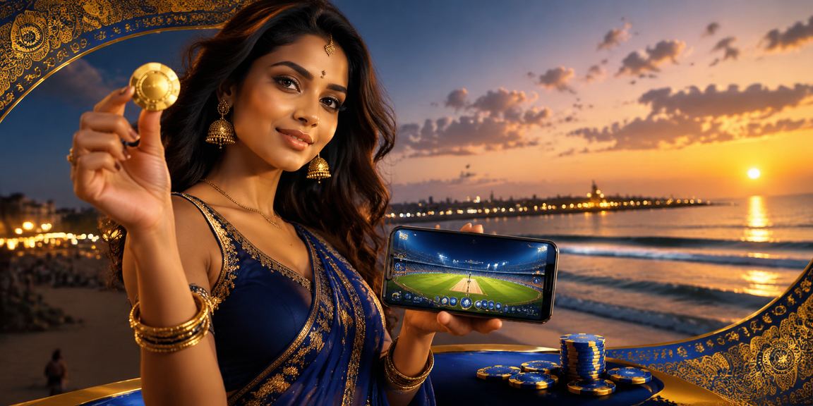 Cricket fans placing live bets in Chennai with a blue gold themed interface