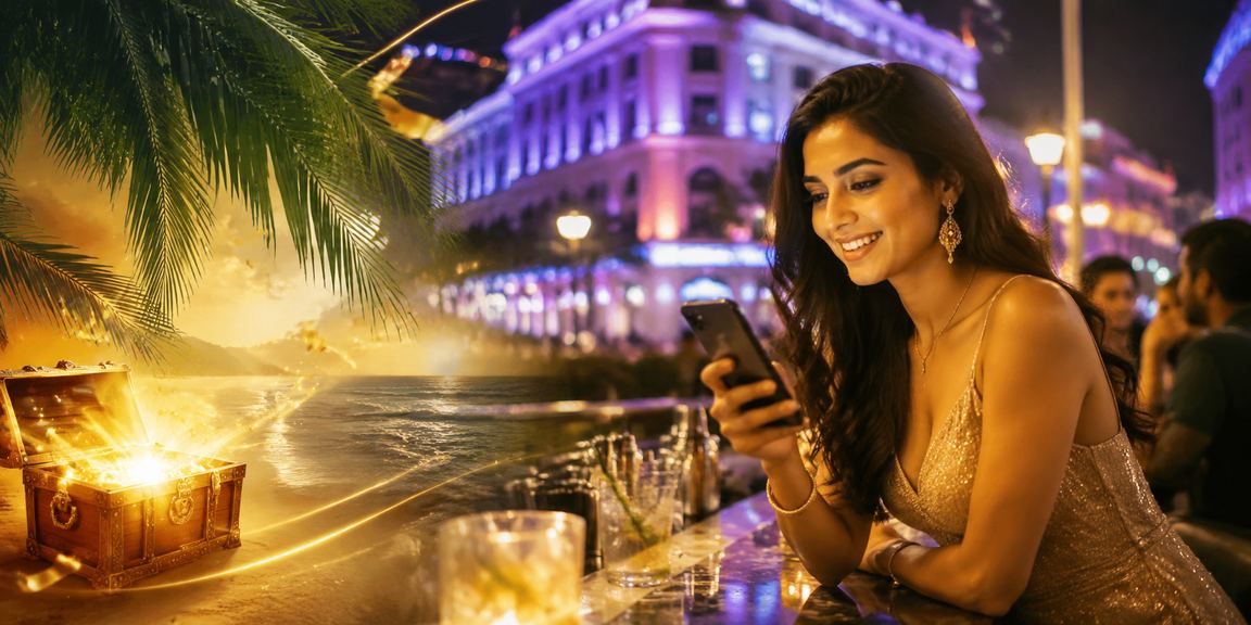 Player enjoying VIP bonus at Delhi Connaught Place