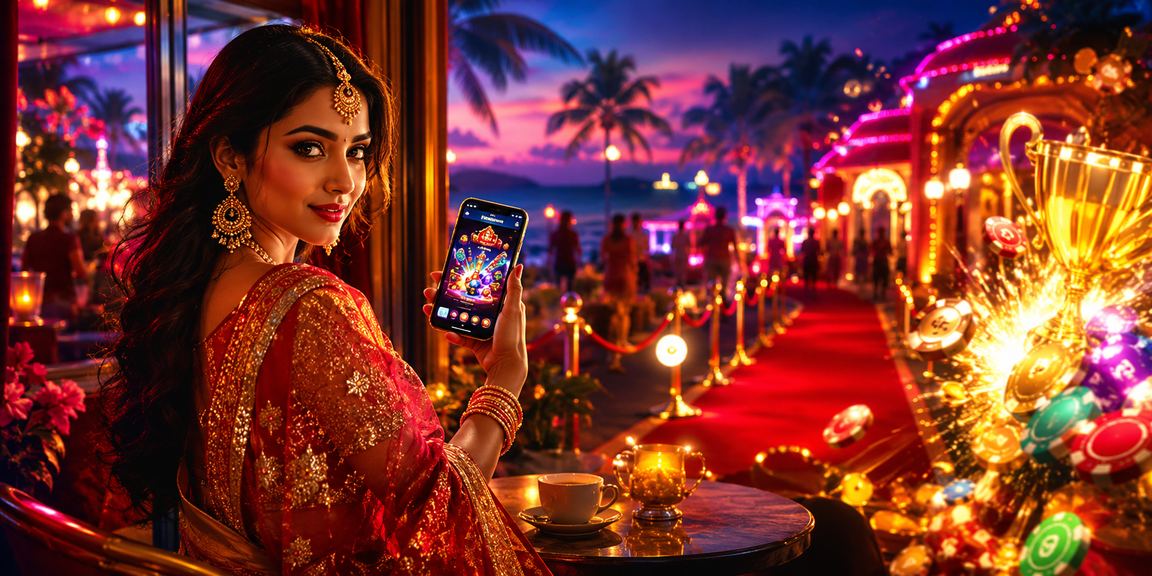 Goa player enjoying live casino games on mobile